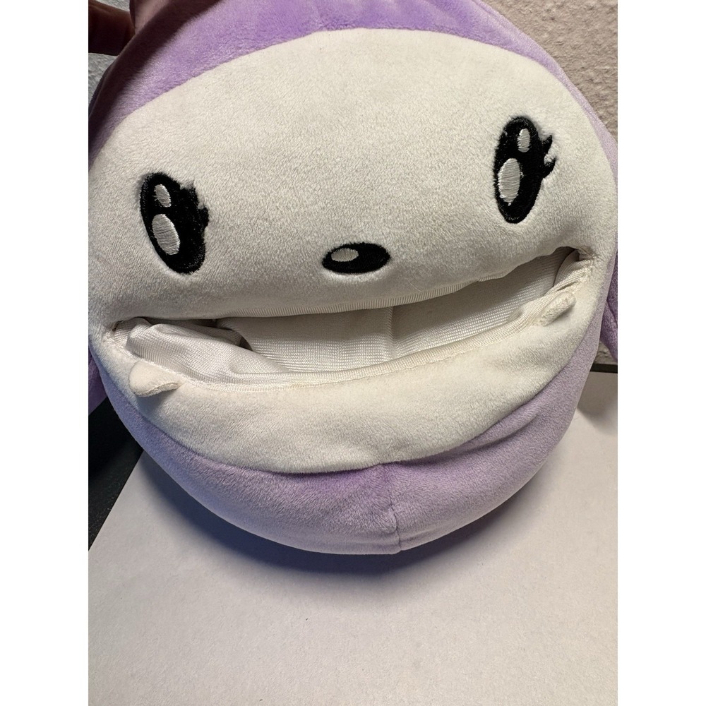 I Dig Monsters Purple Monji With Open Mouth Pocket 10" Plush‎ By Moose Toys - Picture 8 of 10